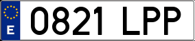 Truck License Plate